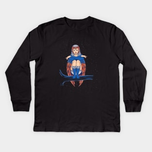 Sorceress He-man Kids Long Sleeve T-Shirt